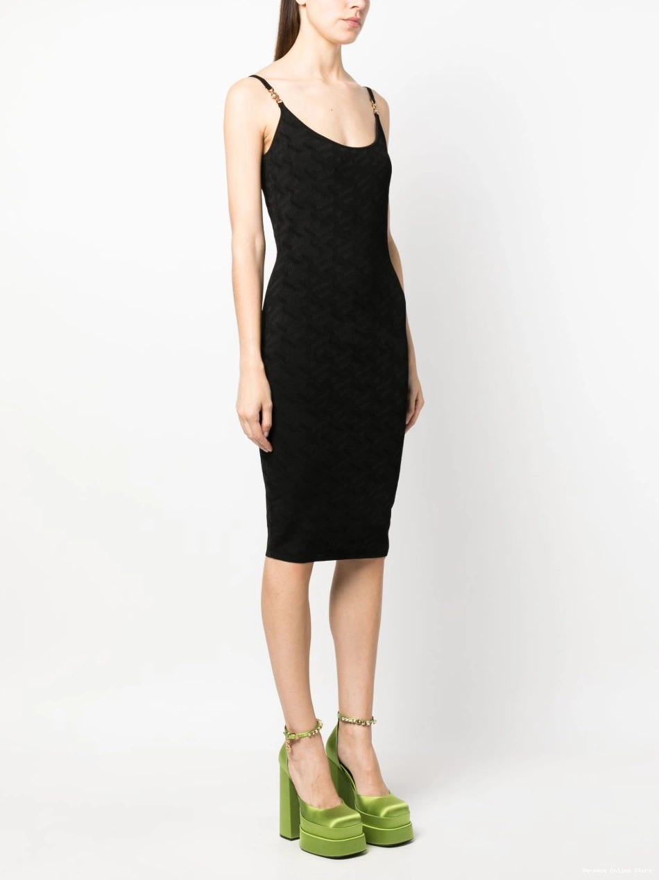 Affordable dress knitted midi Women Greca Versace La 0503
